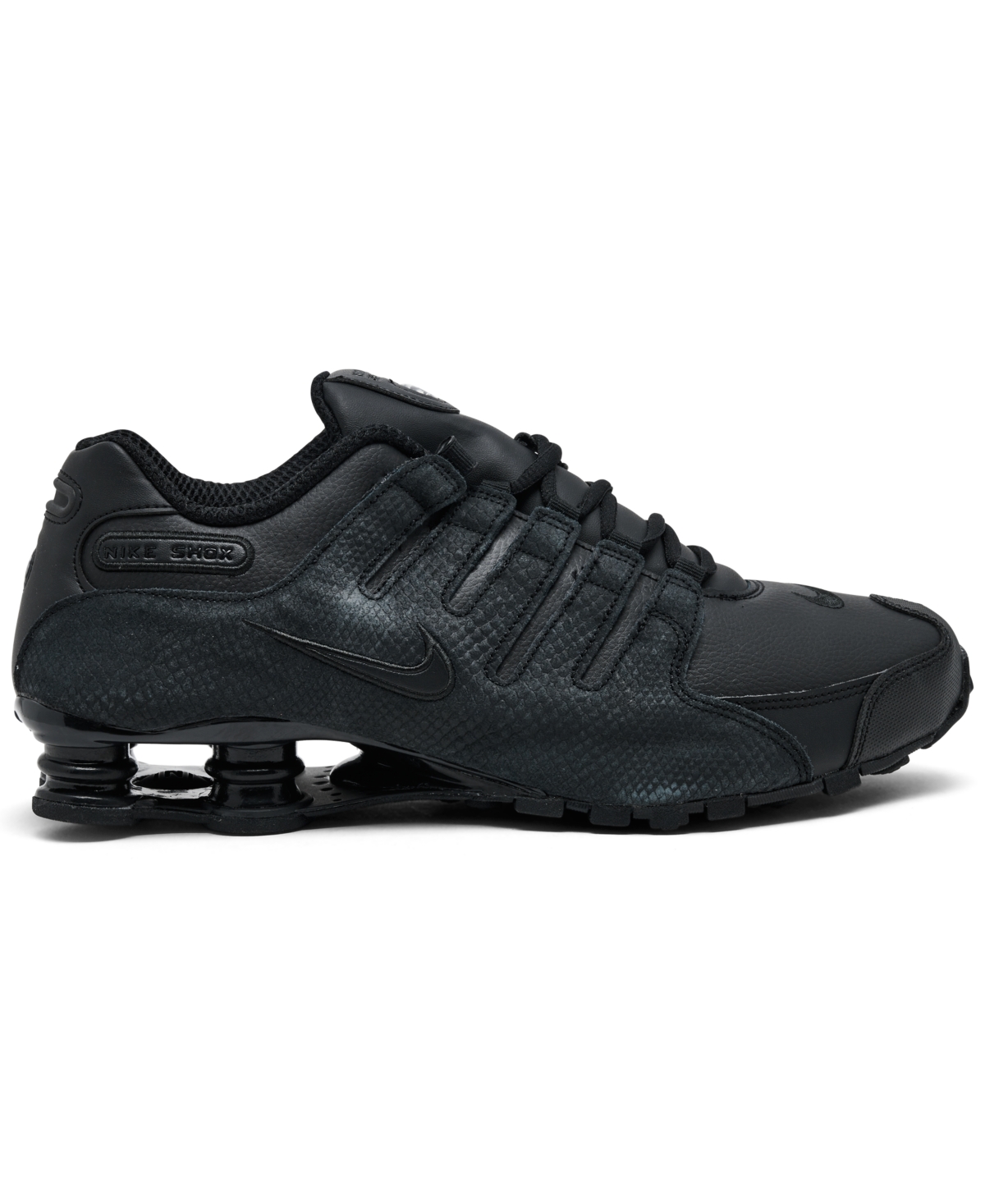 Nike Men's  Shox Nz Casual Sneakers From Finish Line In Black