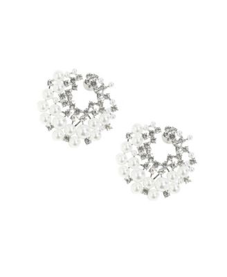 Pellet-Swirl Drop Earrings