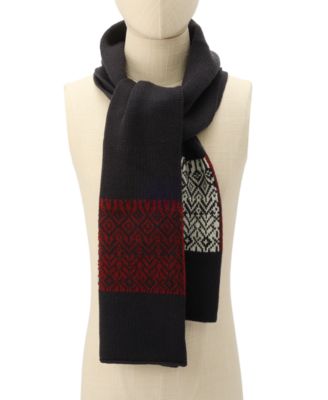 Men's Bird's Eye Fair Isle Scarf