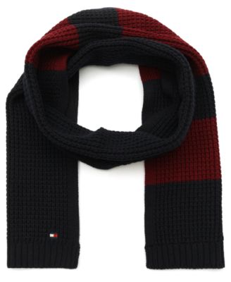Tommy Hilfiger - Men's Waffle Stripe Scarf
