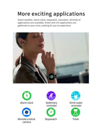 1.43" AMOLED Smart Watch for Women With Bluetooth Calling, Health Monitoring,Sport Modes, IP68