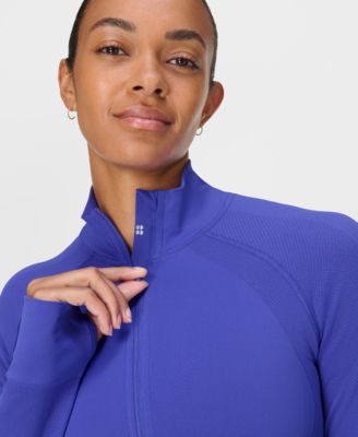 Women's Athlete Seamless Workout Zip Up Jacket