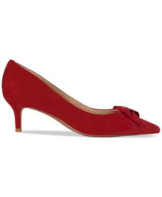 Women's Adrienne Suede Bow Pumps