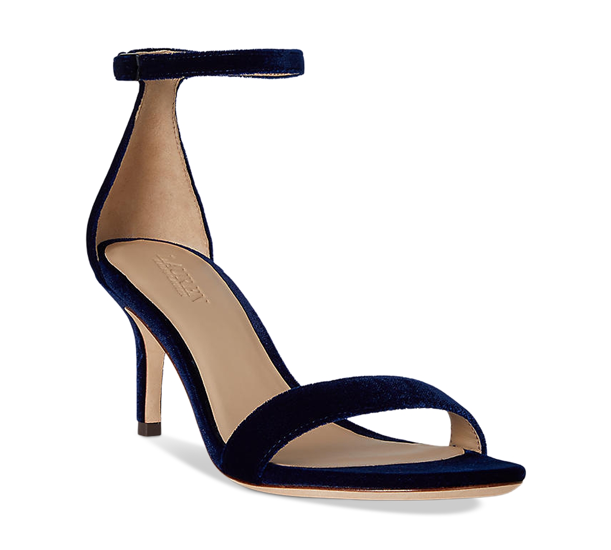 Ralph Lauren Women's Allie Ankle-strap Mid-heel Dress Sandals In Black