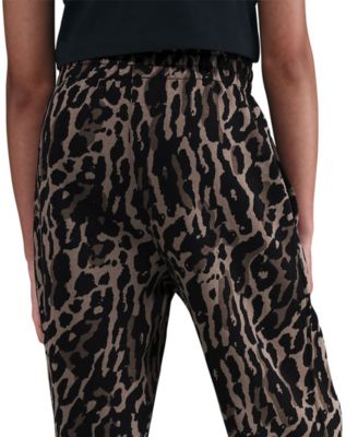 Girls' 7-16 Printed Loose Fleece Pants