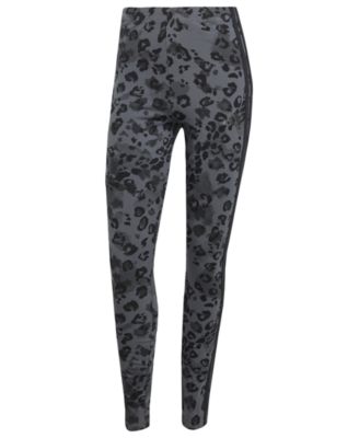 Women's Leopard-Print Cotton-Blend High-Rise Leggings