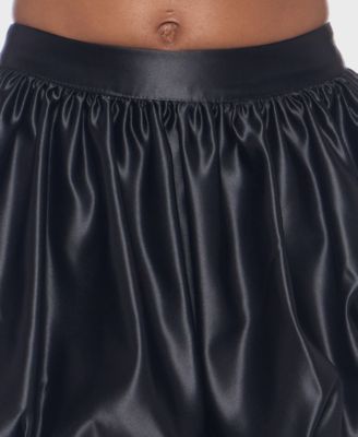 Juniors' A-Line Mini Bubble Skirt