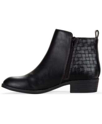 Women's Claraa Buckle Detail Block Heel Booties, Macy's Exclusive