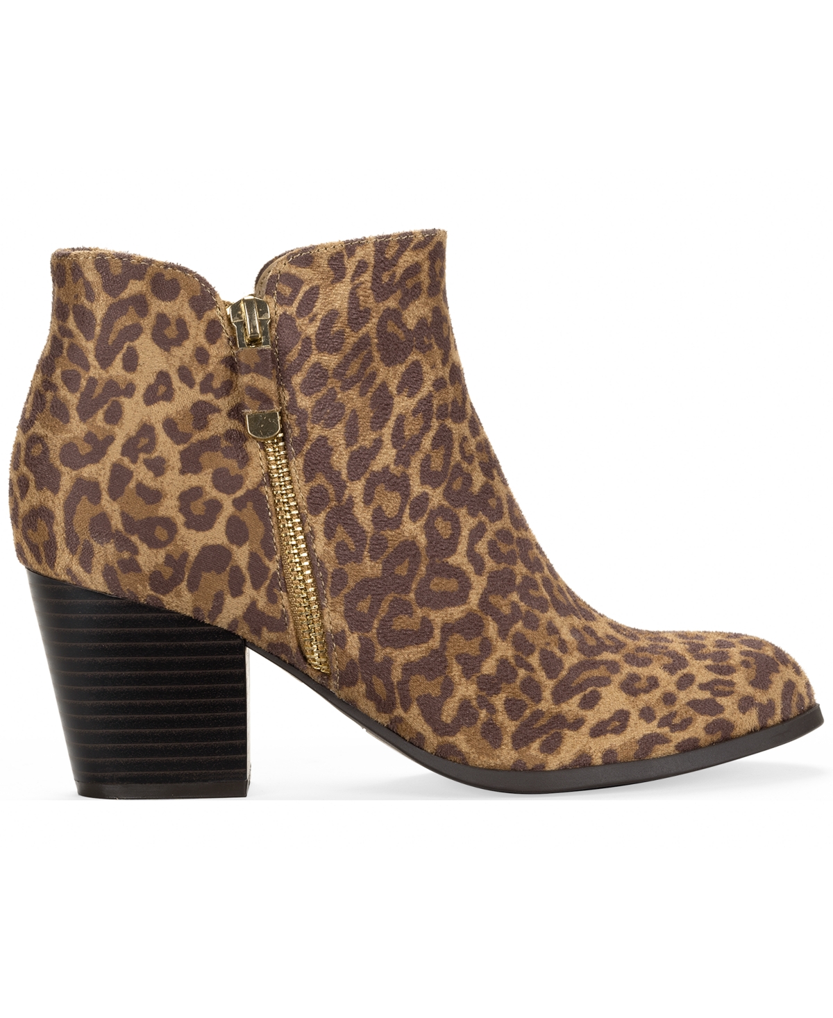 Style & Co Women's Masrinaa Ankle Booties, Created For Macy's In Animal Print