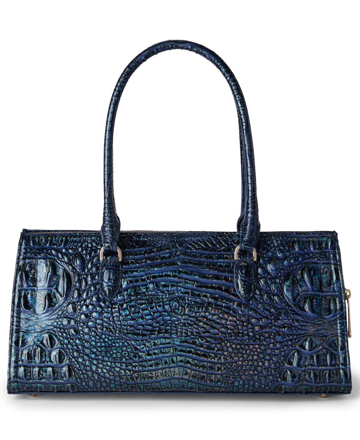 Brahmin Sophia Large Melbourne Satchel Bag In Blue