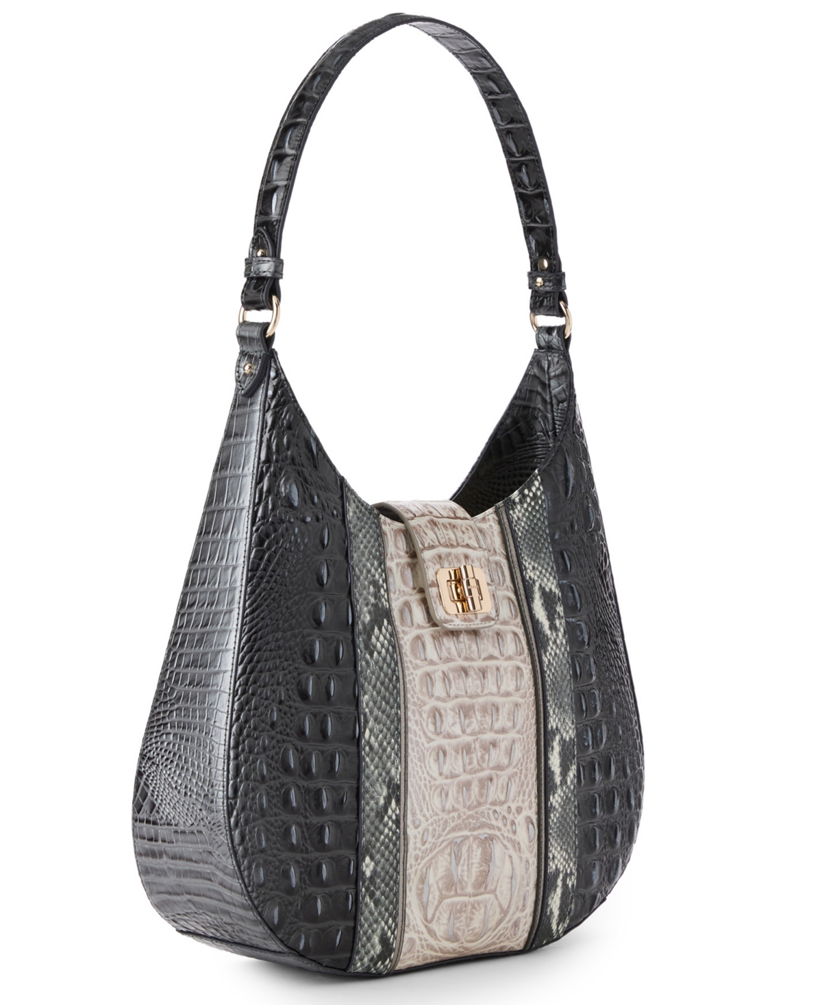 Brahmin Fallon Nottingham Hobo-inspired Shoulder Bag In Multi