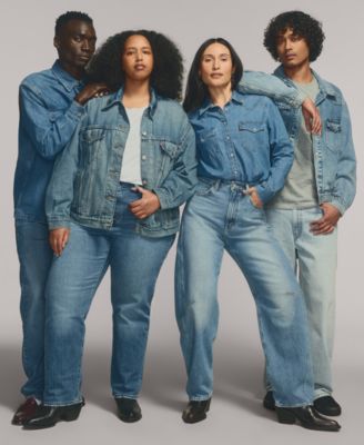 Trendy Plus Size 501&reg; Cotton High-Rise Jeans