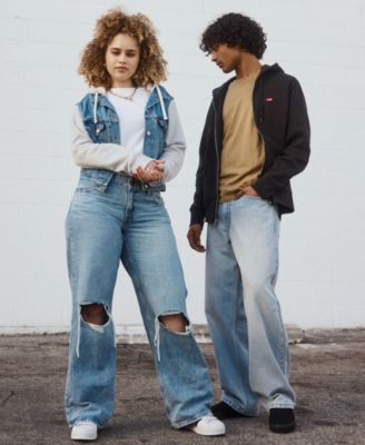 Women's Hybrid Hoodie Trucker Jacket