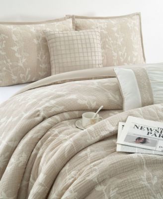 Desia Leaves 6-Pc. Comforter Set, California King