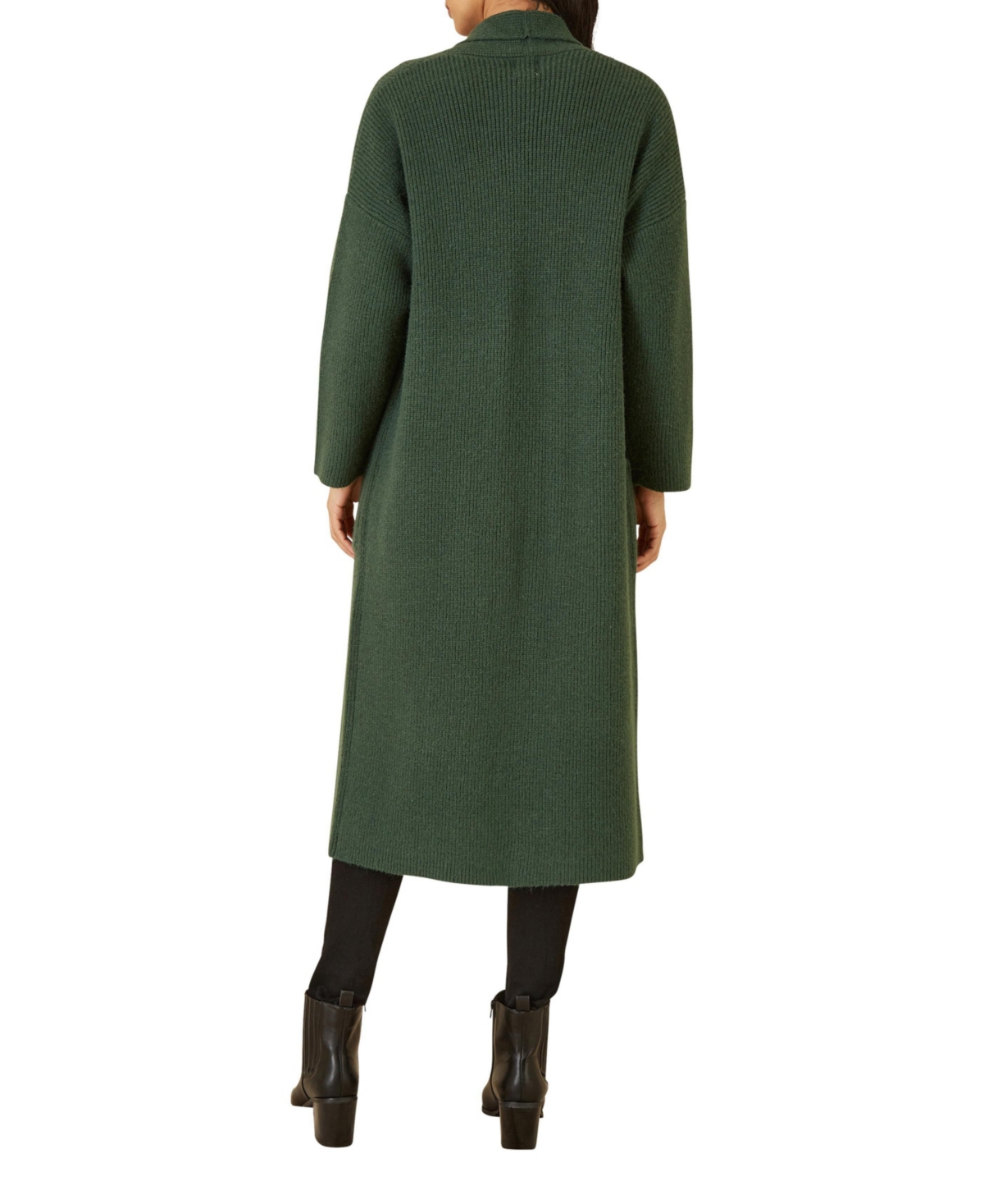 Yumi Knitted Maxi Cardigan With Pockets