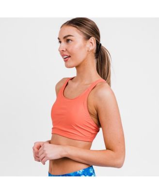 Plus Size Racerback Swim Bra with Removable Cups