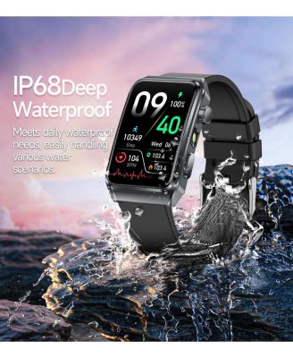 Advanced Outdoor Health Smart Bracelet with Flashlight and Continuous Monitoring -Pink