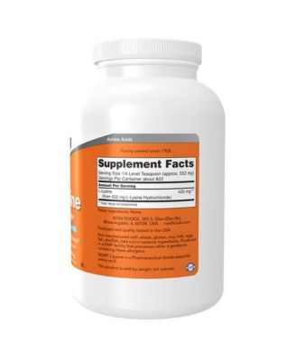 L-Lysine Powder, POWDER, 1 Lb