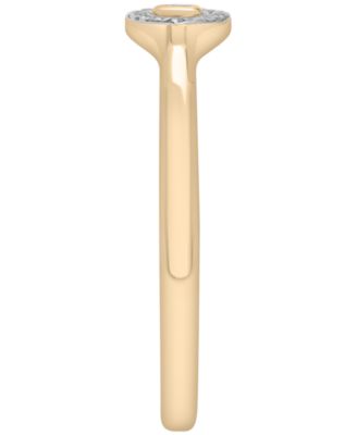 Diamond Evil Eye Ring (1/20 ct. t.w.) in 10K Yellow Gold, Created for Macy's