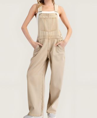 Women's Wide Leg Adjustable Overalls