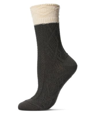Women's Diamond Bits Soft-Fit Two-Tone Crew Sock