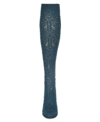 Women's Net Flow Textured Open Knit Knee High Sock