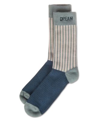 Women's Inspirations Embroidered Cuff Crew Socks