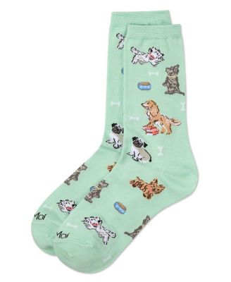 Women's Dogs Rayon From Crew Socks
