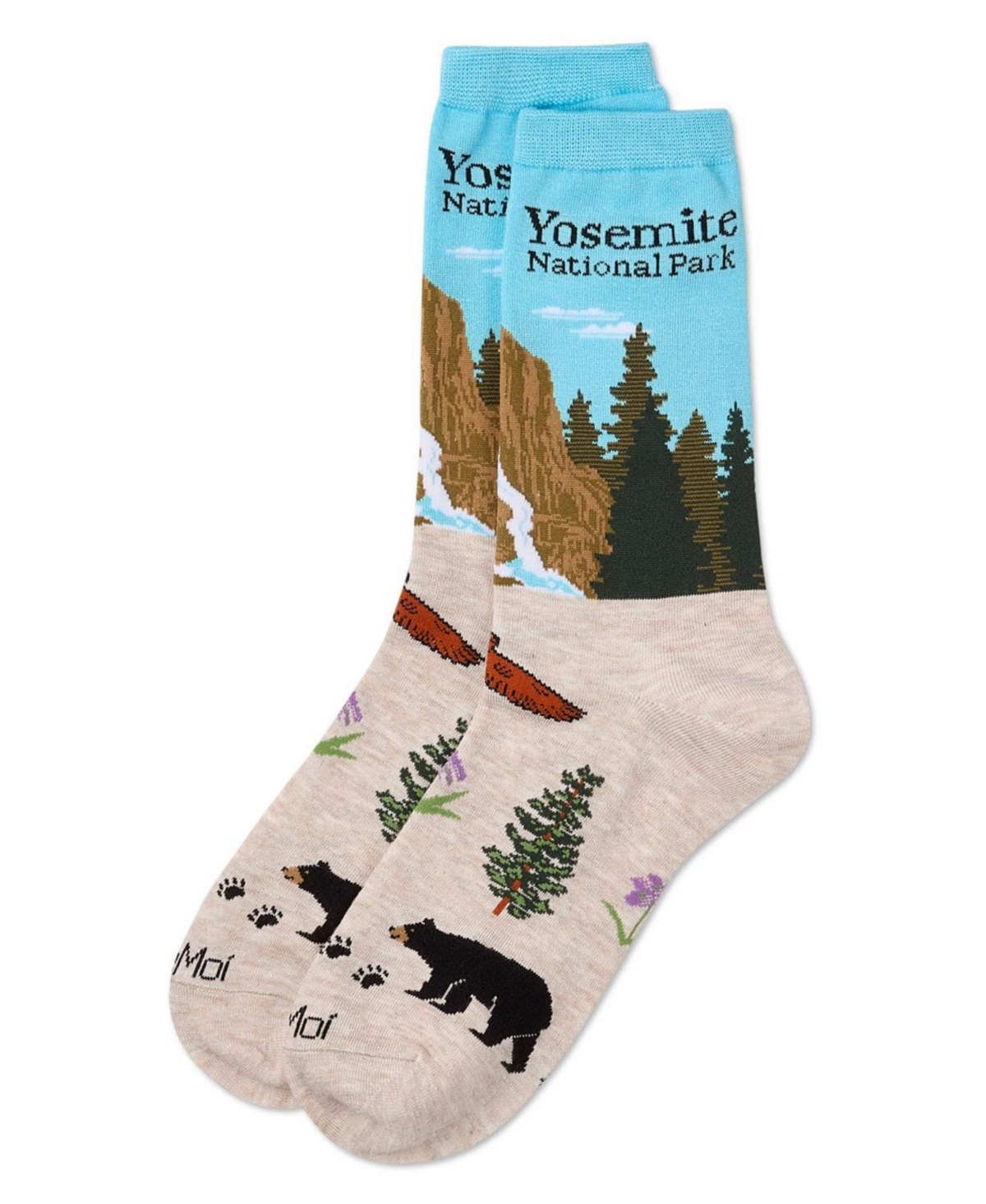 MeMoi Women's Yosemite Rayon From Crew Socks