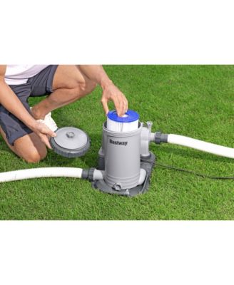 2,500-Gallon Filter Pump Set for Above-Ground Swimming Pools