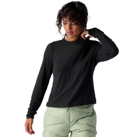 Женская рубашка Backcountry Destination Long-Sleeve, цвет: Чёрный