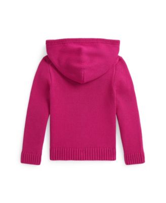 Girls' 2T-6X Big Pony Hooded Sweater