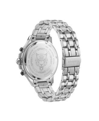 Men's Warrior Tech Chronograph Date Quartz Stainless Steel Bracelet Watch, 47.5mm