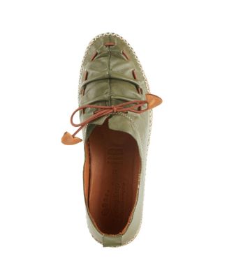 BERNA Leather Slip-On Shoes with Elastic Vamp and Whip-Stitched Details