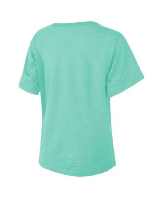 Women's Mint New York Liberty The Edge Premium Boxy T-Shirt