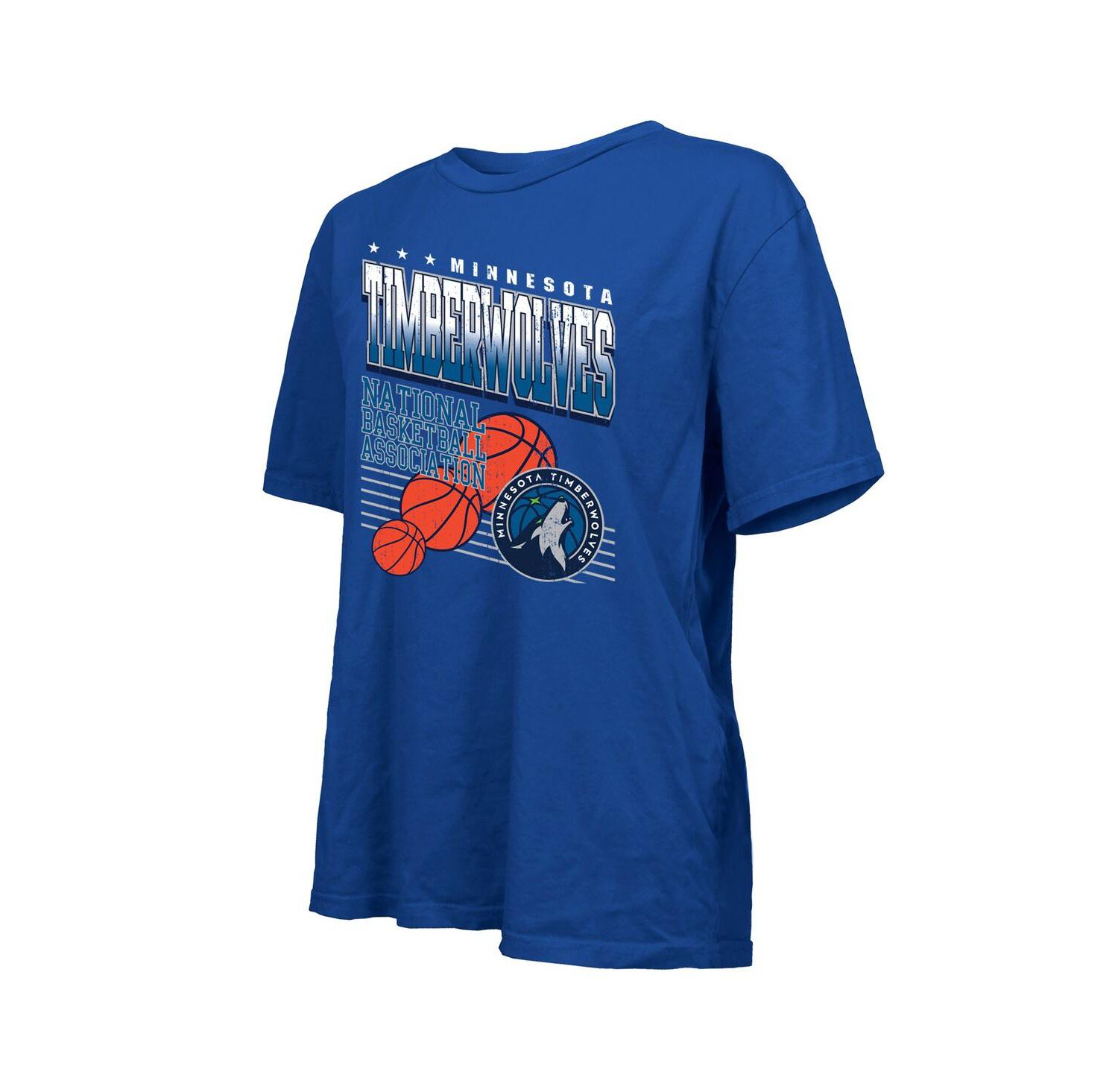 Women's Royal Minnesota Timberwolves Oversized T-Shirt