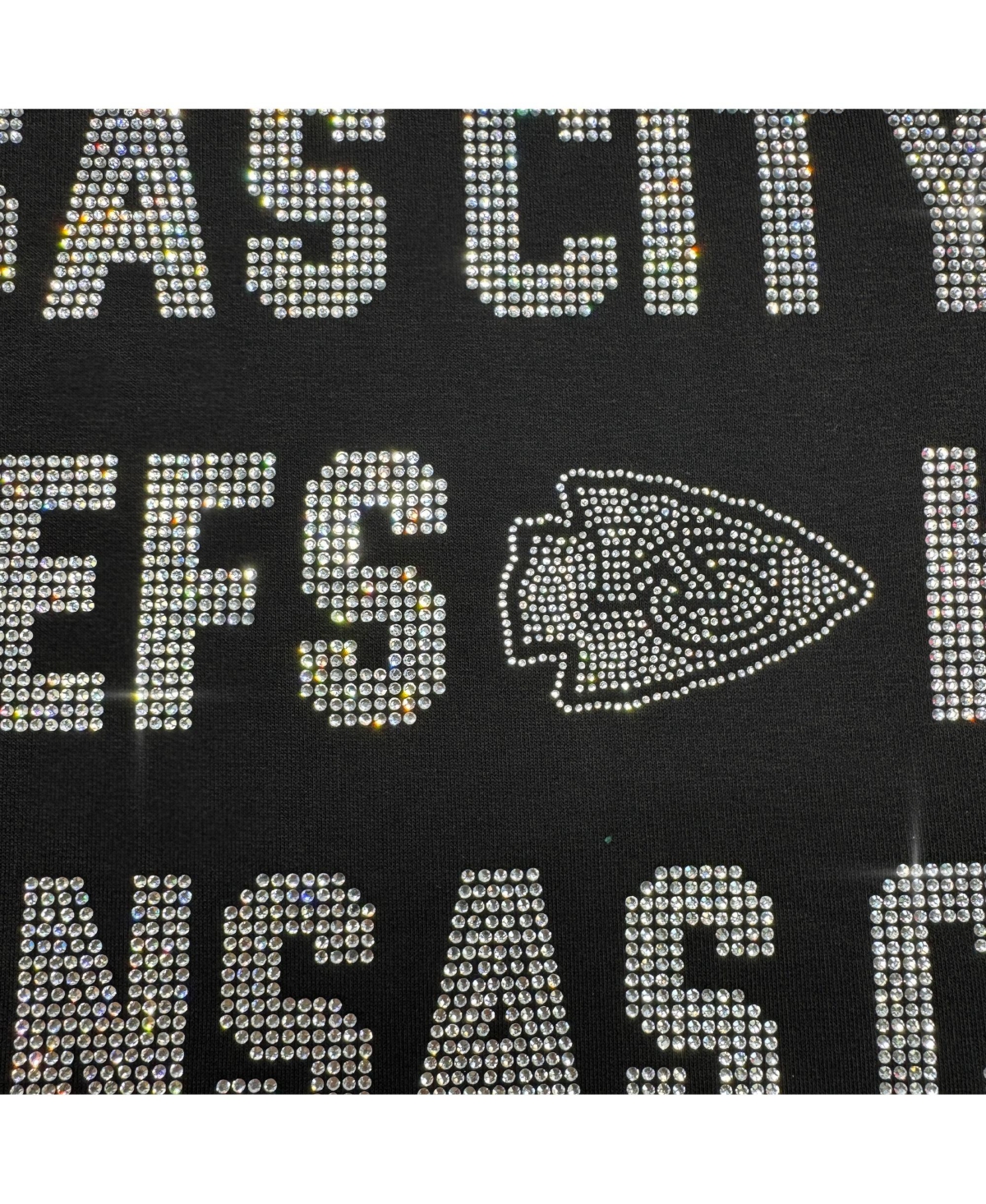 Gameday Couture Black Miami Dolphins Oversized Hype Era Rhinestone Text Sweatshirt In Black