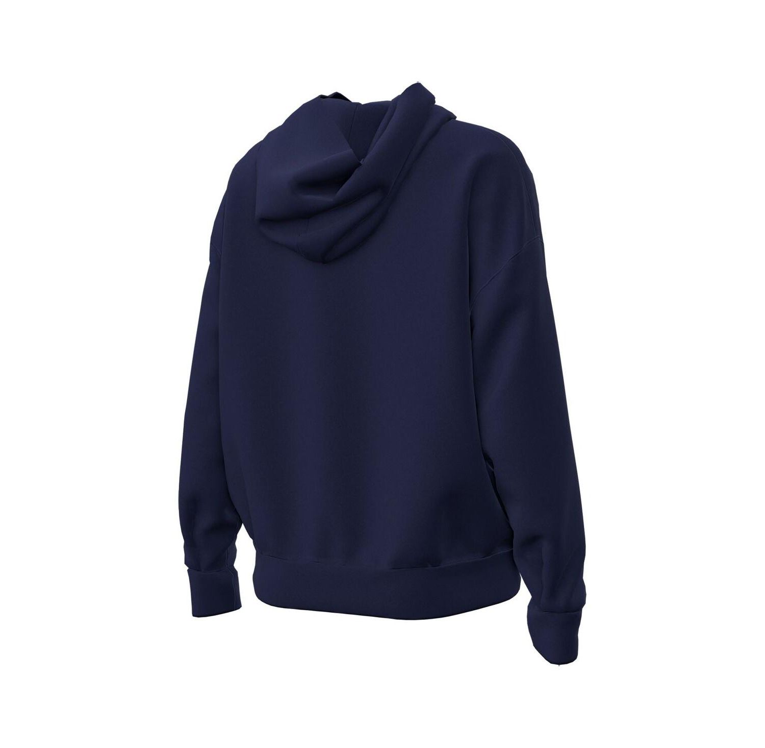 Women's Navy Notre Dame Fighting Irish Leprechaun Icon Fleece Pullover Hoodie