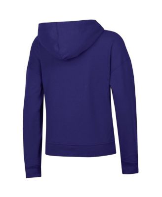 Women's Purple LSU Tigers Power Blend Fleece Hoodie