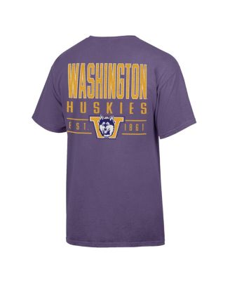 Men's Purple Washington Huskies Big Name T-Shirt