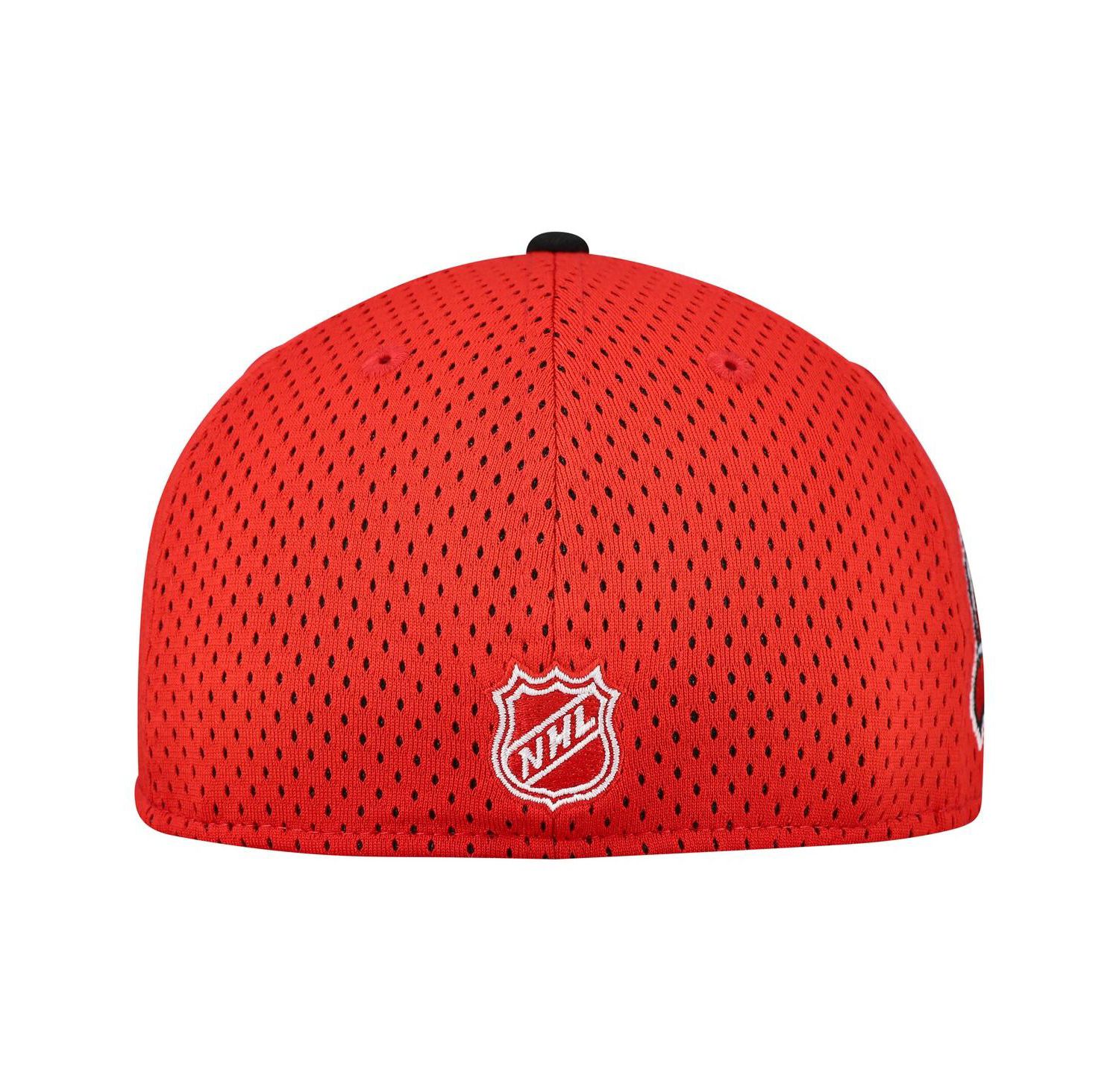 Men's Red/Black New Jersey Devils Mesh Crown Two-Tone 59FIFTY Fitted Hat