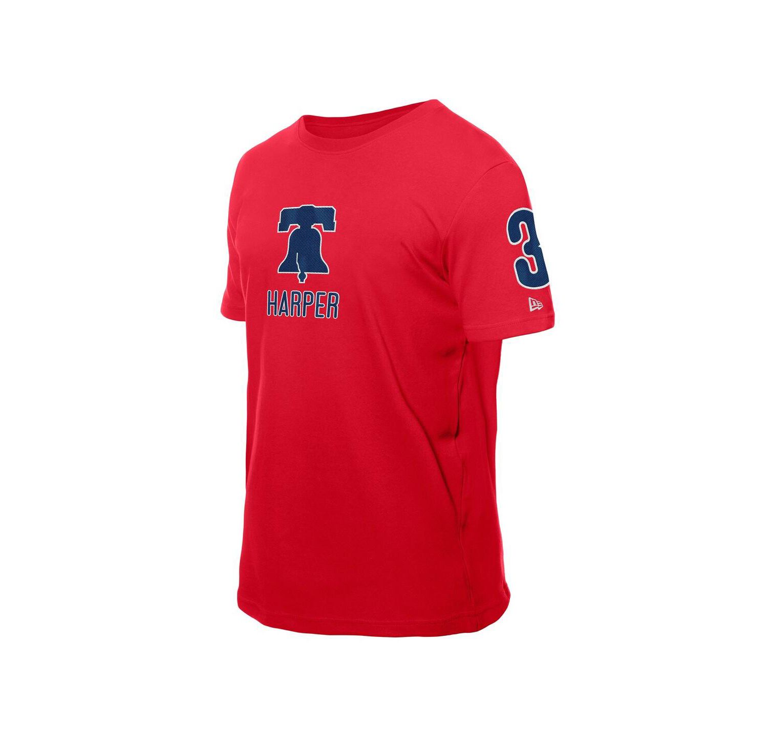 Men's Bryce Harper Red Philadelphia Phillies Design Lab Name & Number T-Shirt