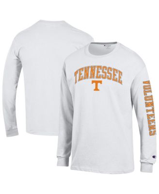 Champion - Men's White Tennessee Volunteers Arch Over Logo 2-Hit Long Sleeve T-Shirt
