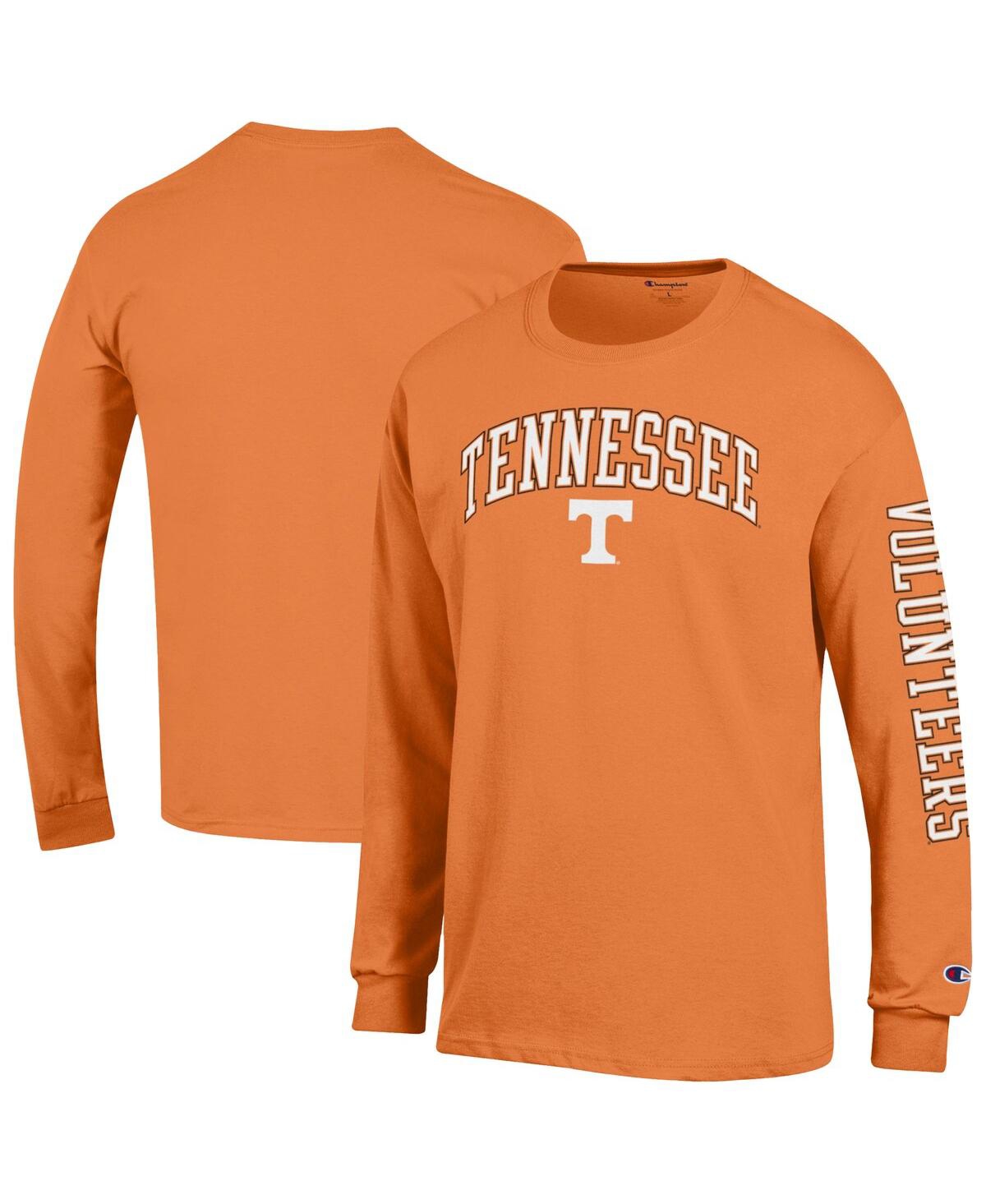 Champion Men's Tennessee Orange Tennessee Volunteers Arch Over Logo 2-Hit Long Sleeve T-Shirt - Tennessee Orange