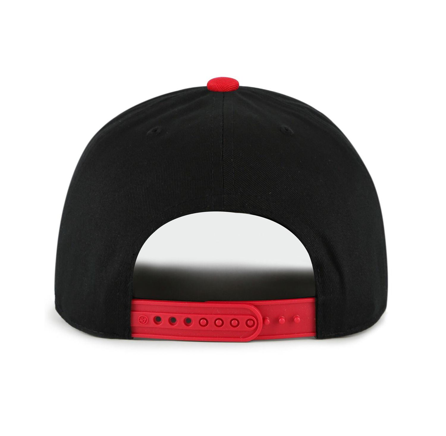 Men's Black/Red Atlanta Falcons Sundays Sure Shot Hitch Two-Tone Adjustable Hat