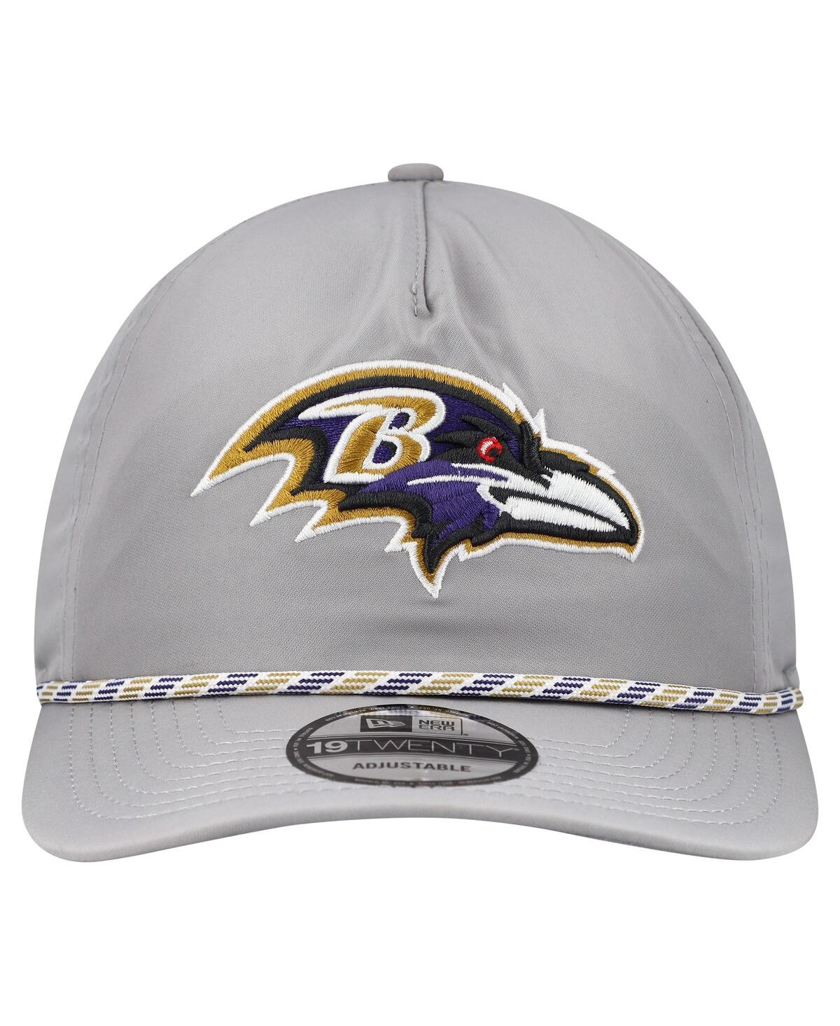 New Era Men's Gray Baltimore Ravens Rope 19TWENTY Hat