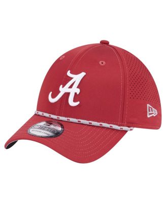 New Era Men's Crimson Alabama Crimson Tide Rope 39THIRTY Flex Hat - Macy's