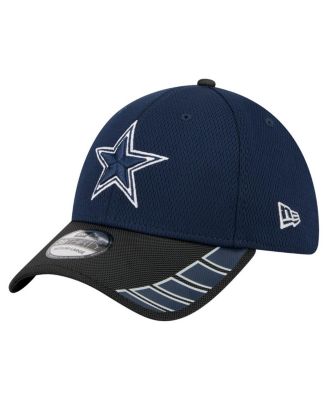 New Era - Men's Navy/Black Dallas Cowboys Visor Hit 39THIRTY Flex Hat