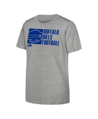 Outerstuff - Big Boys and Girls Heather Gray Buffalo Bills Post Game T-Shirt