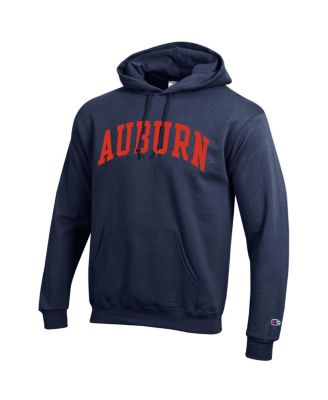 Men's Navy Auburn Tigers Basic Arch Fleece Pullover Hoodie